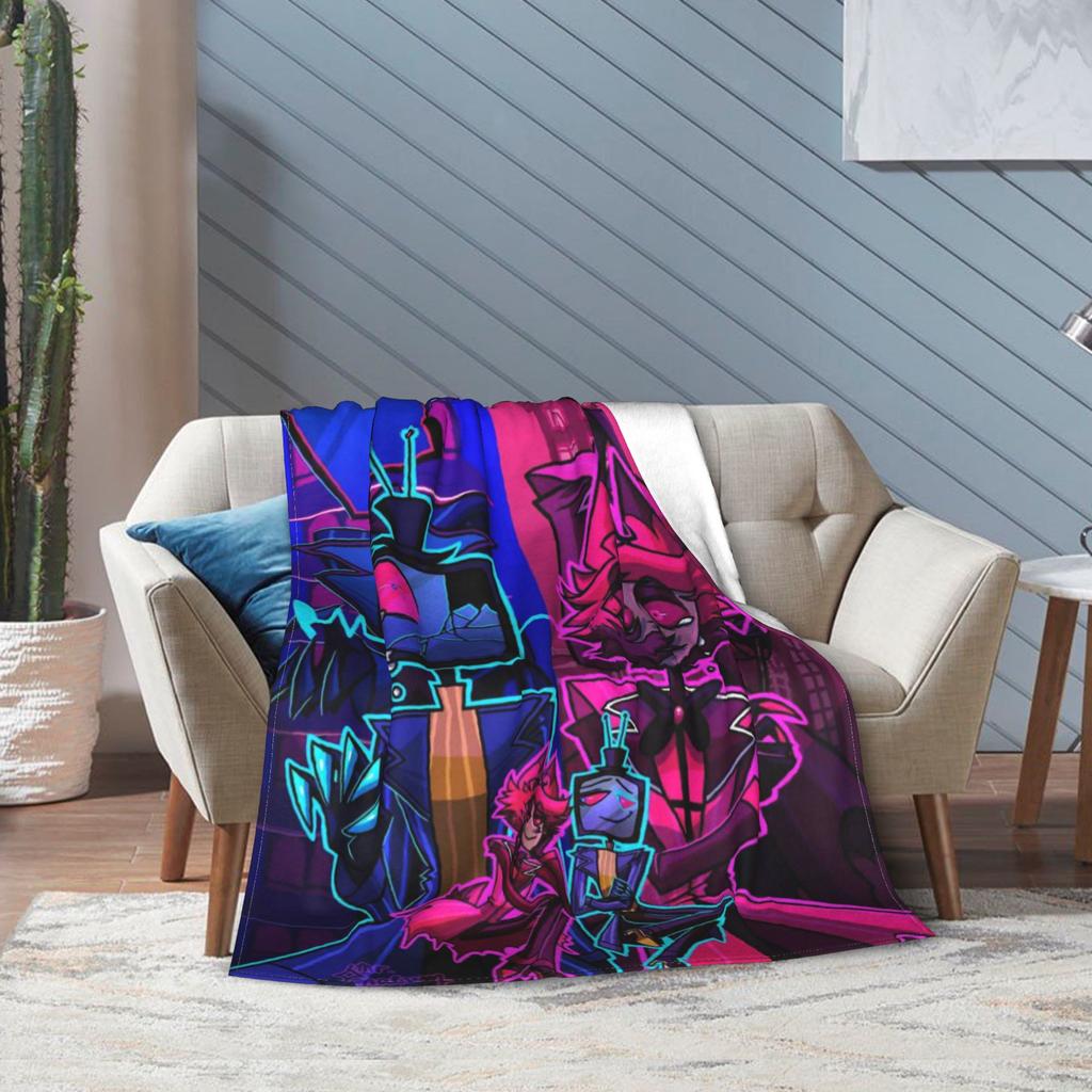 H-Hazbins H-Hotels vox 2 Gift Blanket For Men Women Cozy Soft Throw Blankets for Living Room 50x60 Inches Multi-size