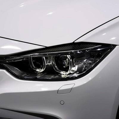 Headlight Eyebrow Trim Auto Headlight Eyebrows Sticker Cover Simple And Elegant Car Headlight Eyebrow Decoration Strip For