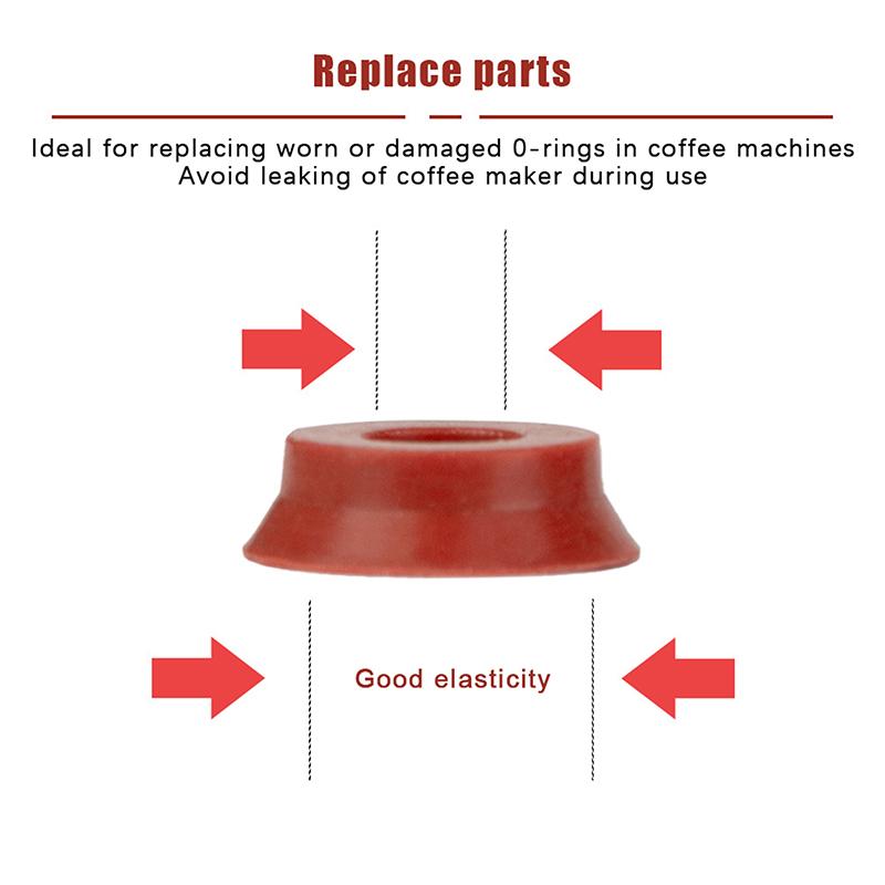 10Pcs Coffee Maker Sealing Gaskets Compatible With Jura Krups Melitta AEG Coffee Machines Accessories
