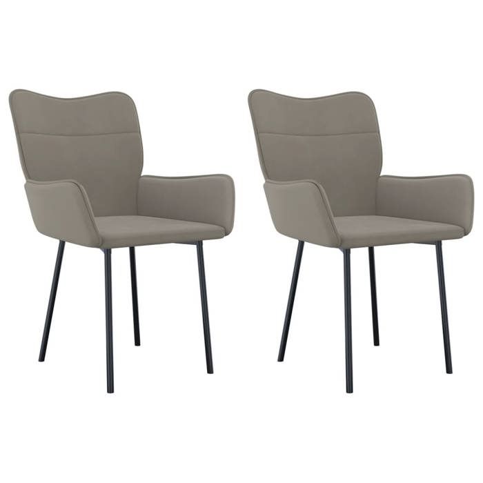 VidaXL 2x Chaises de Salle à Manger Fauteuils à Dîner Chaises de Cuisine Sièges à Dîner Chaises de Repas Restaurant 344820