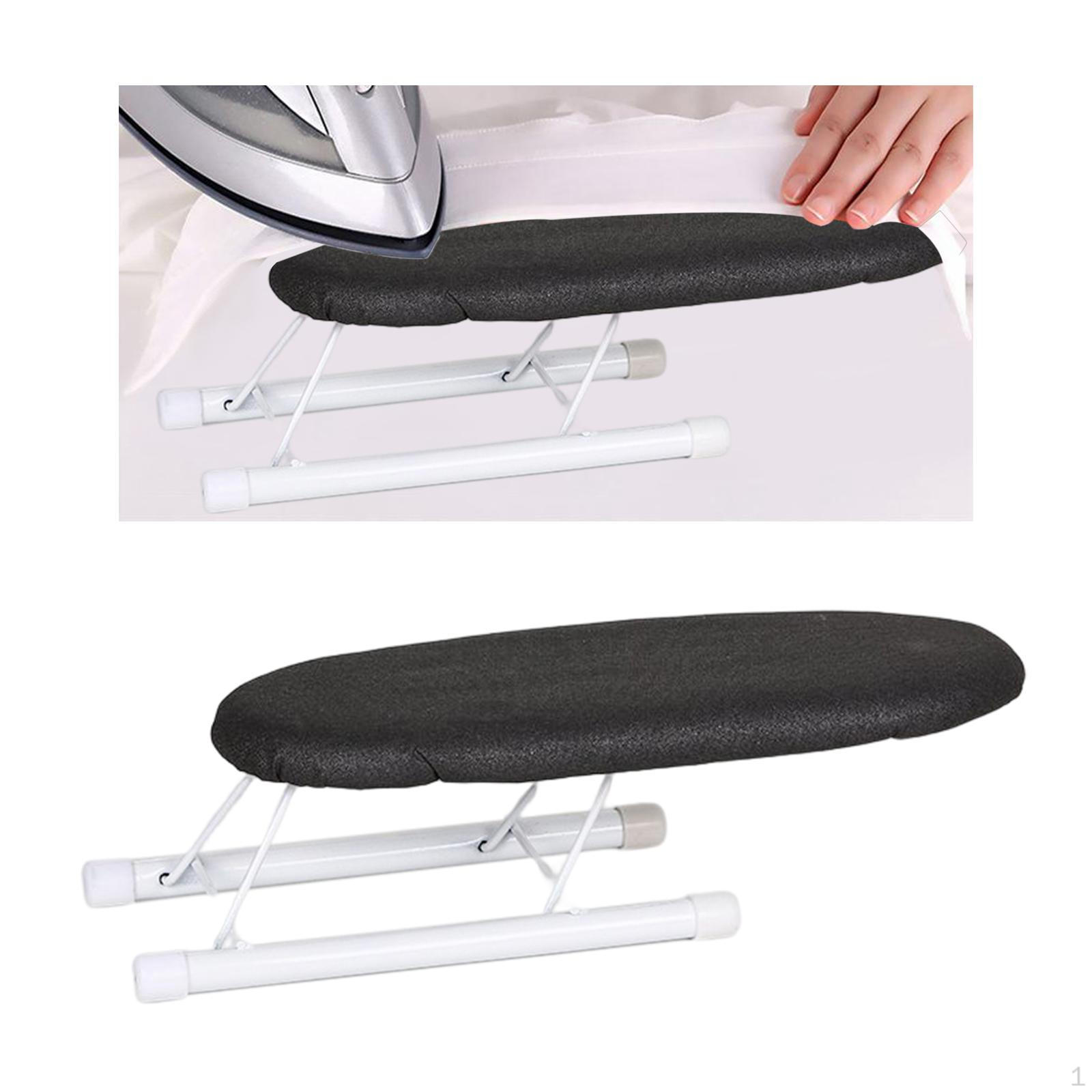 

Портативная гладильная доска складные ножки компактный противоскользящий для общежития стол темно серый