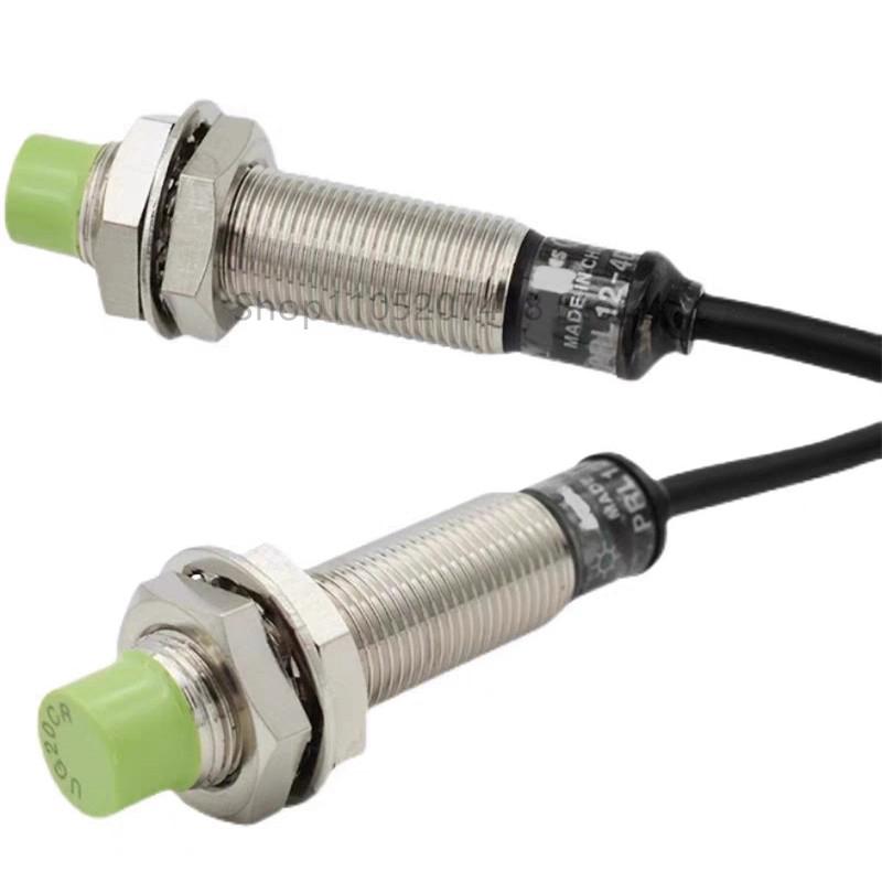 5PCS/Lot PR08-2DN PR08-1.5DN PR08-2DP PR08-1.5DP PR12-2DN PR18-5DN M8 M12 M18 Inductive Proximity Sensor Switch 12-24VDC