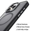 KEYSION Shockproof Magnetic Case for iPhone 15 16 Pro Max 15 Plus 16e Matte Translucent PC+TPU Color Blocking Phone Cover