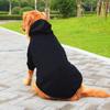 Hot-selling Blank Large Dog Hoodie Customizable Windproof Cartoon Design Warm Fleece Pet Sweatshirt Oversized Summer Multiple