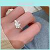 Elegant Butterfly Design Open Ring For Women Stylish And Chic Fashion Accessory