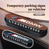Auto Temporärer Parkplatz Telefonnummer Digitale Bewegliche Kennzeichen für M Performance Alpina M3 M5 M6 X1 X3 X4 X5 G20