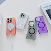 For iPhone 16 Pro Case Compatible with MagSafe Color Changing TPU Acrylic Phone Back Cover