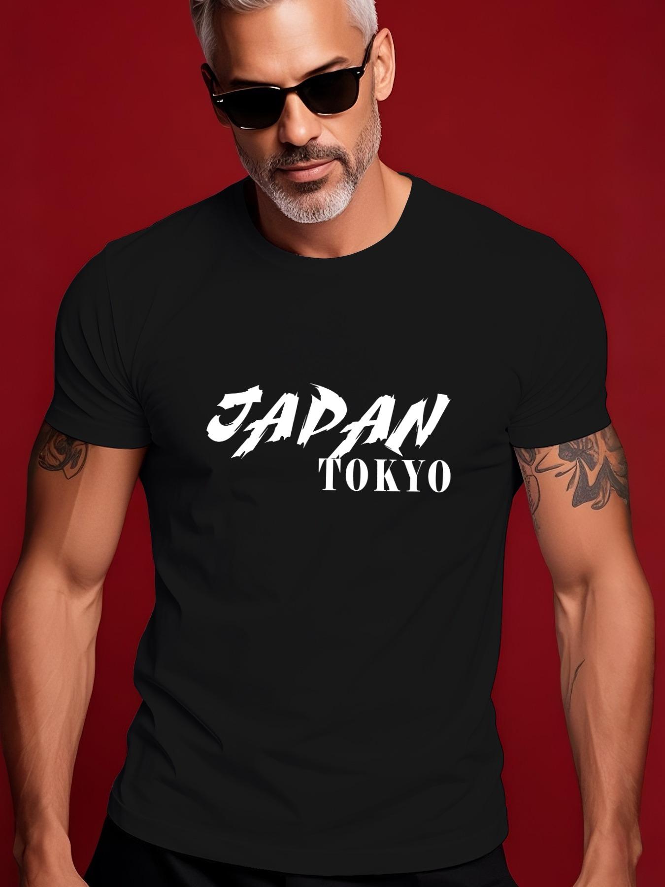 Japan Tokyo Graphic Streetwear Tshirt - Summer Casual Sho... M