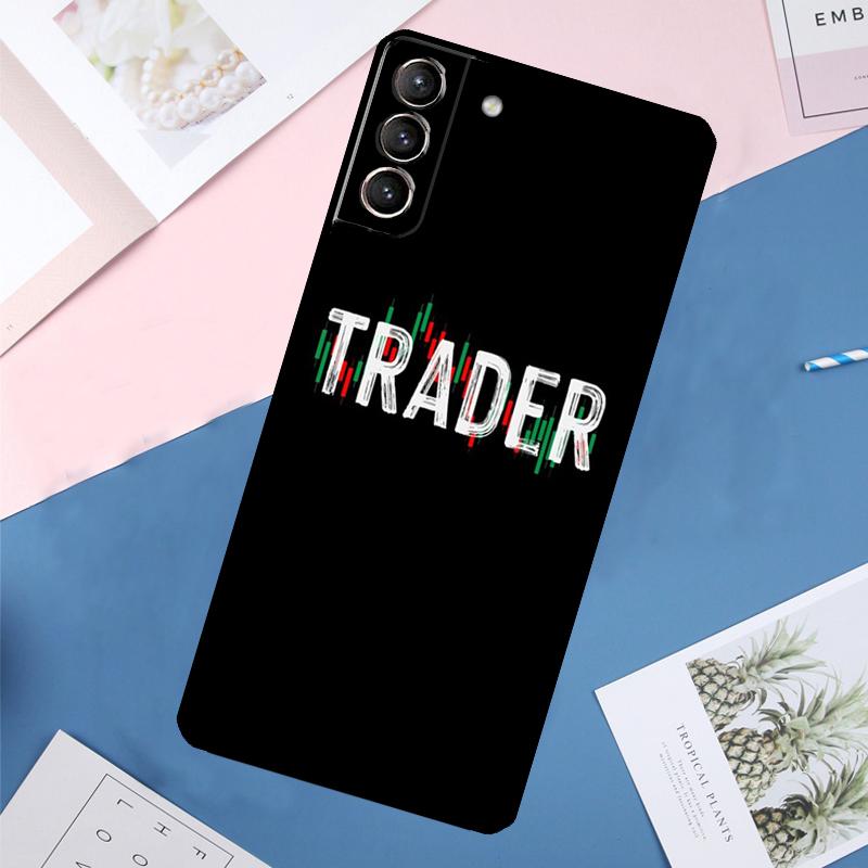 Day Trader Trader Trading Case For Samsung Galaxy S23 S22 S24 Ultra Note 20 S20 S21 FE S9 S10 Note 10 Plus Back Cover