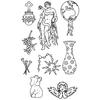 Y2K Sexy Butterfly English Cross Finger Waist Belly Tattoo Sticker Holiday Party Decoration Sticker