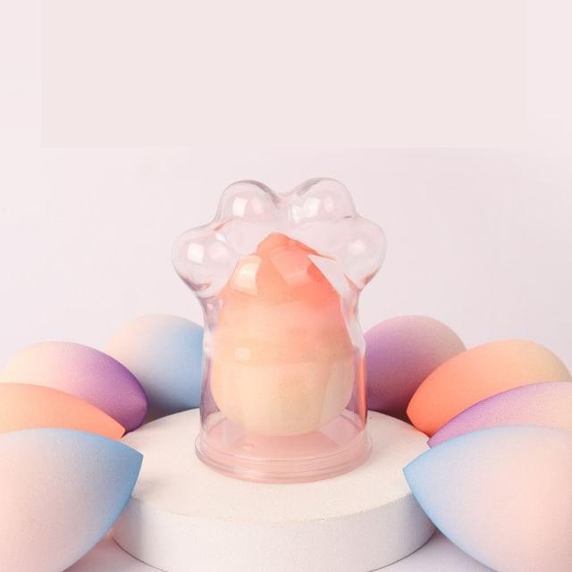 Buttermilk - Makeup Blender Beauty Sponge with Cat Paw Case Blue