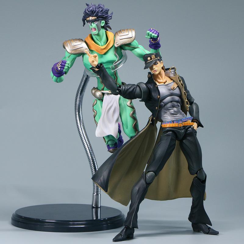 Anime Figurine Jojo Adventure Empty Chengtaro Platinum Star Movable Big Large-Sized Figurine Model Desktop Ornament Collection