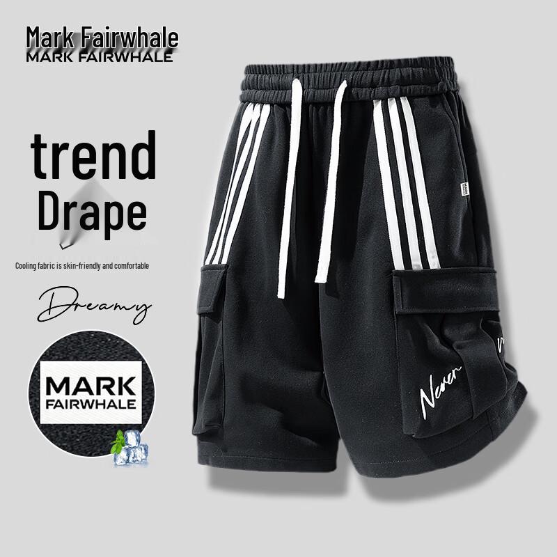 MARK FAIRWHALE Men s Ice-Feel Quick-Dry Summer Cargo Shorts XL