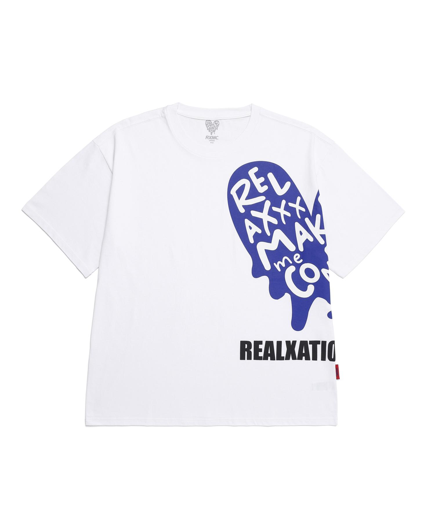 Rlxmc Blue Melting Heart Artwork Short Sleeve T-Shirt