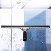 Professional Stainless Steel Window Squeegee Wear-resistant Durable Glass Cleaner Practical Rubber Wiper Blade Cleaning Tool