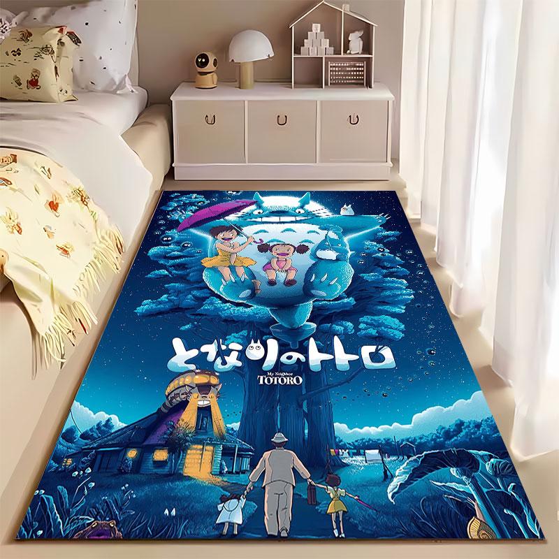 My Neighbor Totoro Carpet Suitable As a Non-slip Mat for the Living Room or Bedroom Sofa