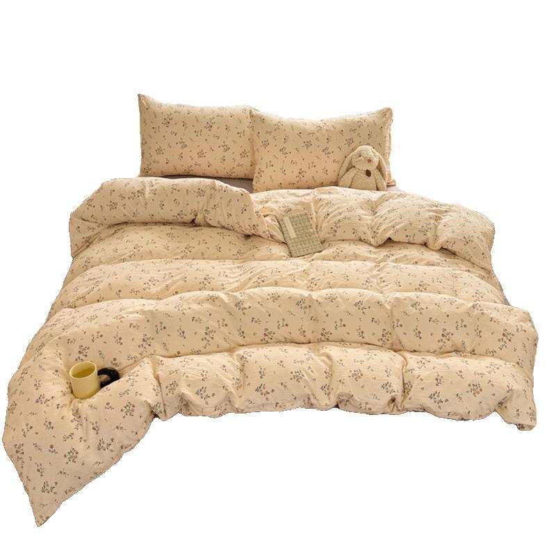 Hongdou Class A Thickened Double-Layer Gauze Duvet Cover