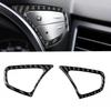 2Pcs Carbon Fiber Speedometer Upper Cover Trim For Infiniti FX35/37/50 QX70