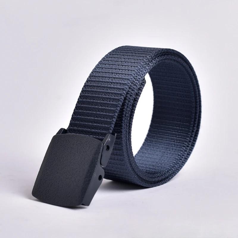 Belts Men and Women Nylon Webbing Tactical Military Casual Designer Canvas Jeans Belt High Quality Army Waist Fabric Strap 120cm