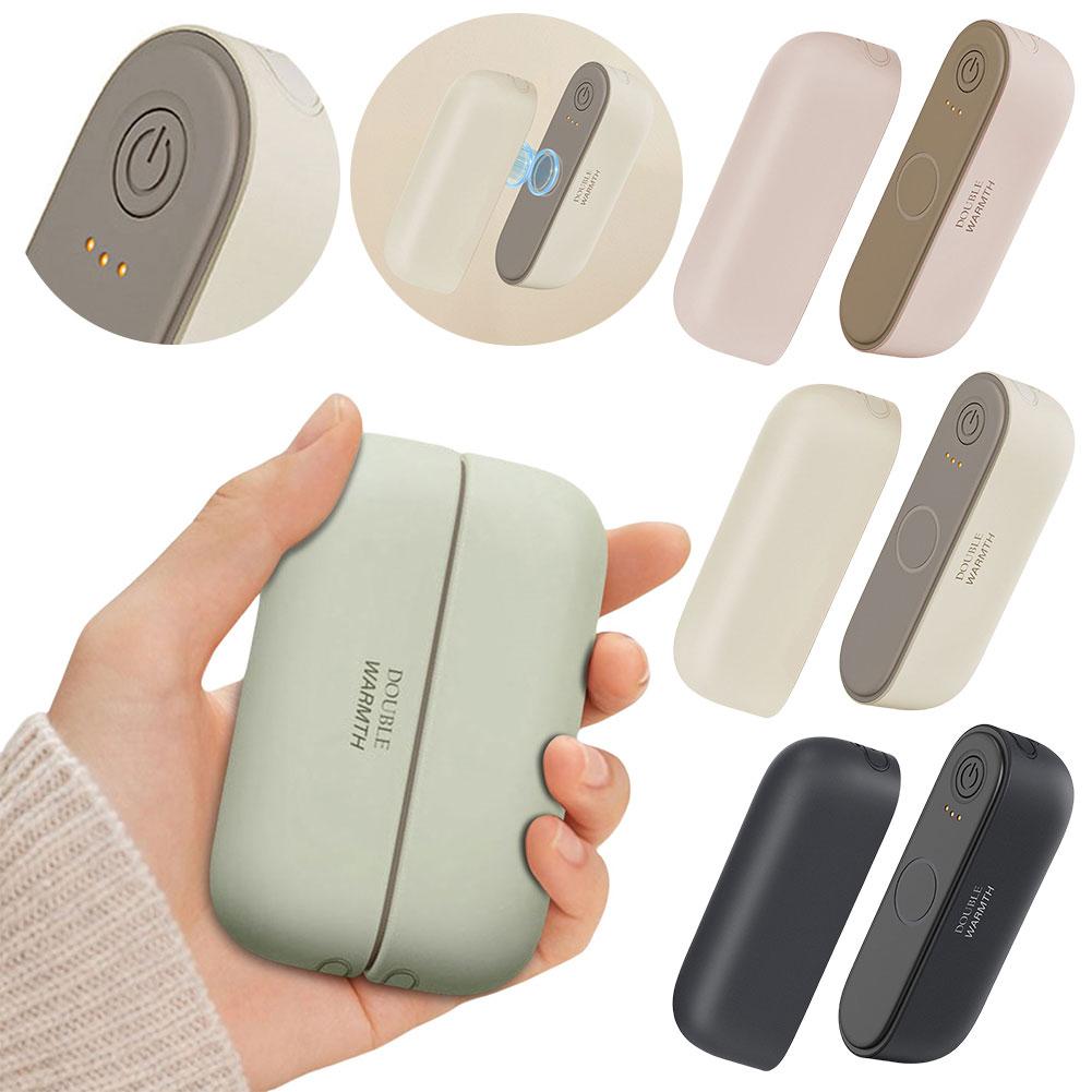 2in1 Magnetic Rechargeable Hand Warmers Electric Portable Handwarmer Long Lastin Safe Heating Warmer PocketHeater Winter Outdoor