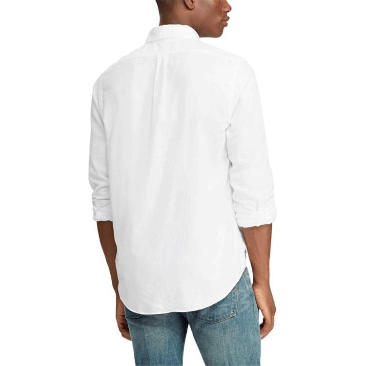 Polo Ralph Lauren Logo Embroidered Slim Fit Shirt 710736557-002