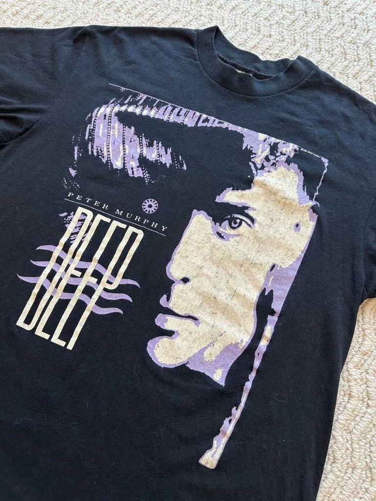 Singer Deep Peter Murphy Unisex Cotton T-Shirt WA332