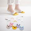 New 5Pairs Ladies Print Striped Women Invisible Footsies Shoe Liner Trainer Boat Socks Harajuku Kawaii Socks Women 36-41