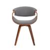 Nordic Kitchen Dining Chair - Simple Solid Wood Design with Leather Accent, Perfect for Home, Balcony & Leisure Writing
