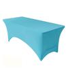 4-6FT Stretch Table Cover Set: Rectangular Elastic Tablecloth for Conference, Wedding, Banquet, Cocktail Events