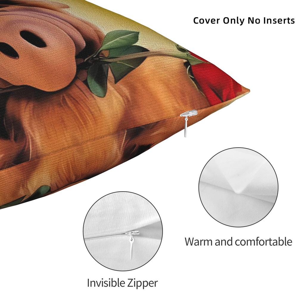 TV-Serie ALF Kissenbezug Bequemer Kissenbezug für Sofa Couch Bett Wohnzimmer Lustiger Kissenbezug
