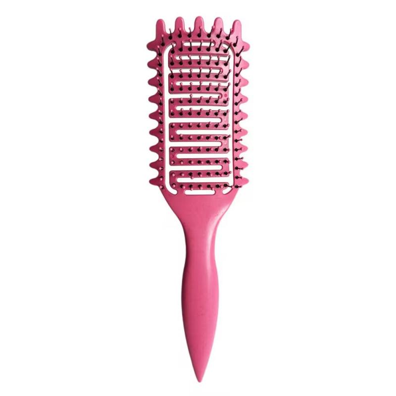 Curly Hair Brush Hollow Out Curl Define Styling Brush Beard Comb Styling Detangling Brush Multi-purpose Home Styling Tools