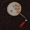 Handmade Chinese Xiuhe Style Wedding Bouquet Fan