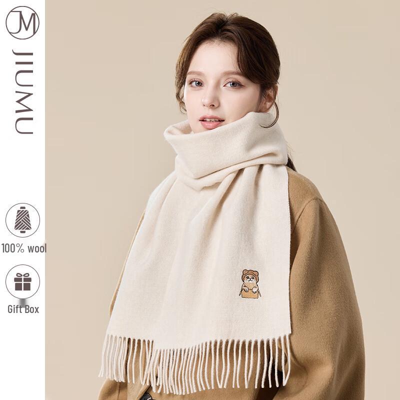 JIUMU Pure Wool Scarf