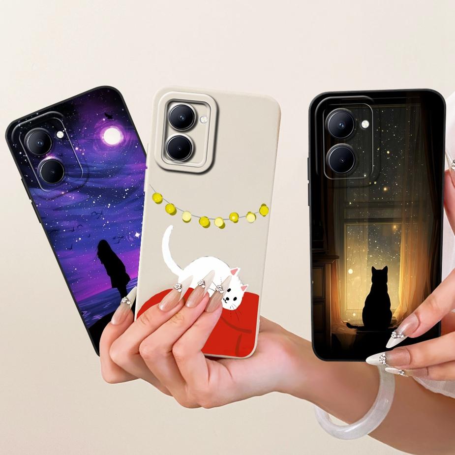 For Realme C33 Case RMX3624 RMX3627 Cute Rabbit Cartoon Cover Soft Silicone Case For Realme C31 C 33 RealmeC33 2023 Fundas Coque