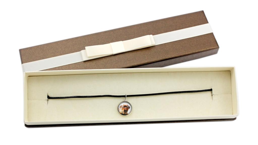 Dogue de Bordeaux, French Mastiff, Bordeauxdog – Necklace in a box, elegant decoration | Art-Dog