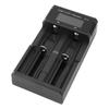 Battery Charger 2 Bay LCD Display Multiple Guard USB Charging Smart Battery Charger for 3.7V