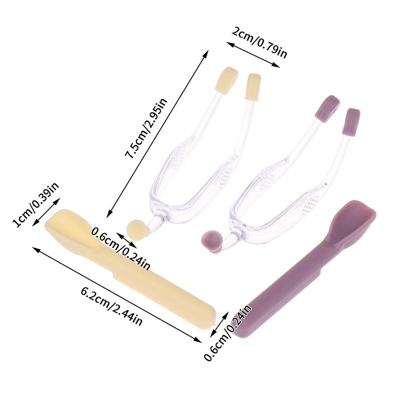 Strumenti Portatili per Indossare Lenti a Contatto, Bastoncino con Scatola Portaoggetti, Pinzette Rimuovi Inseritore, Asta di Aspirazione, Clip Morbida in Silicone