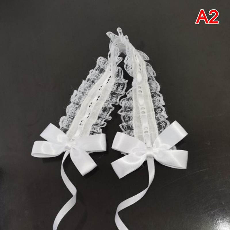Lolita Tiara Headband Lolita Lace Bow Knot Ribbon Maid Diy Headband