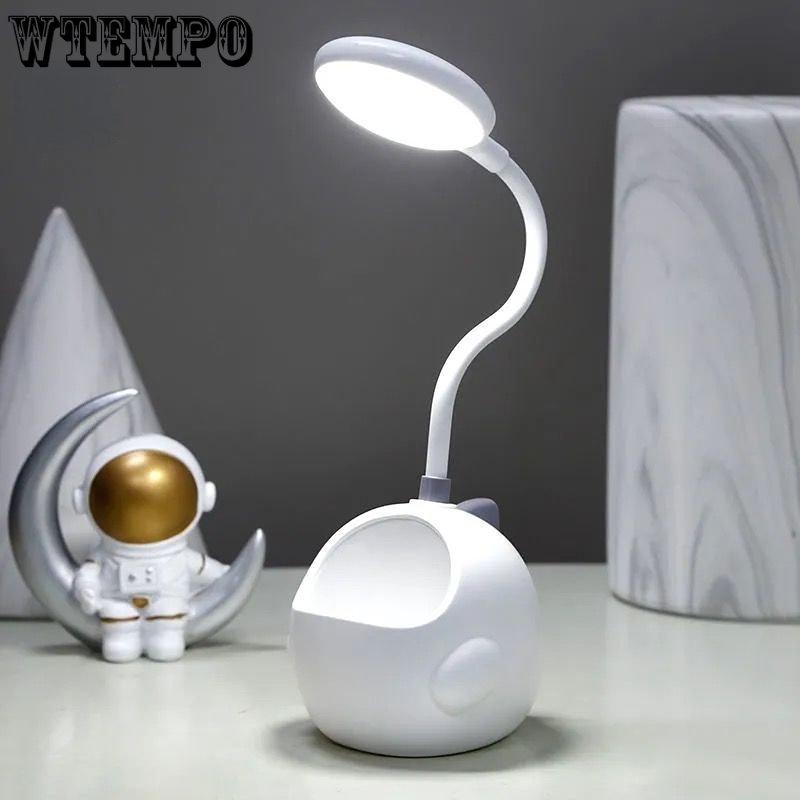 Eye Protection Desk Lamp Desk Student Dormitory Reading Night Light Led Bedroom Bedside Lamp USB Rechargeable Creative Desk Lamp