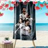 Tottenham Print Beach Towel, Large Soft Quick Dry Towel for Beach Camping Swimming