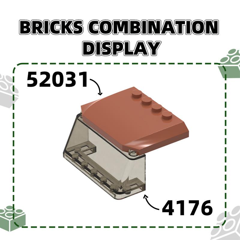 28Pcs/lot 52031 4 Dots Car Cover Constructing Block Moc Tool Accessories Works with with Brick Youngsters Play kits Gift Option Box