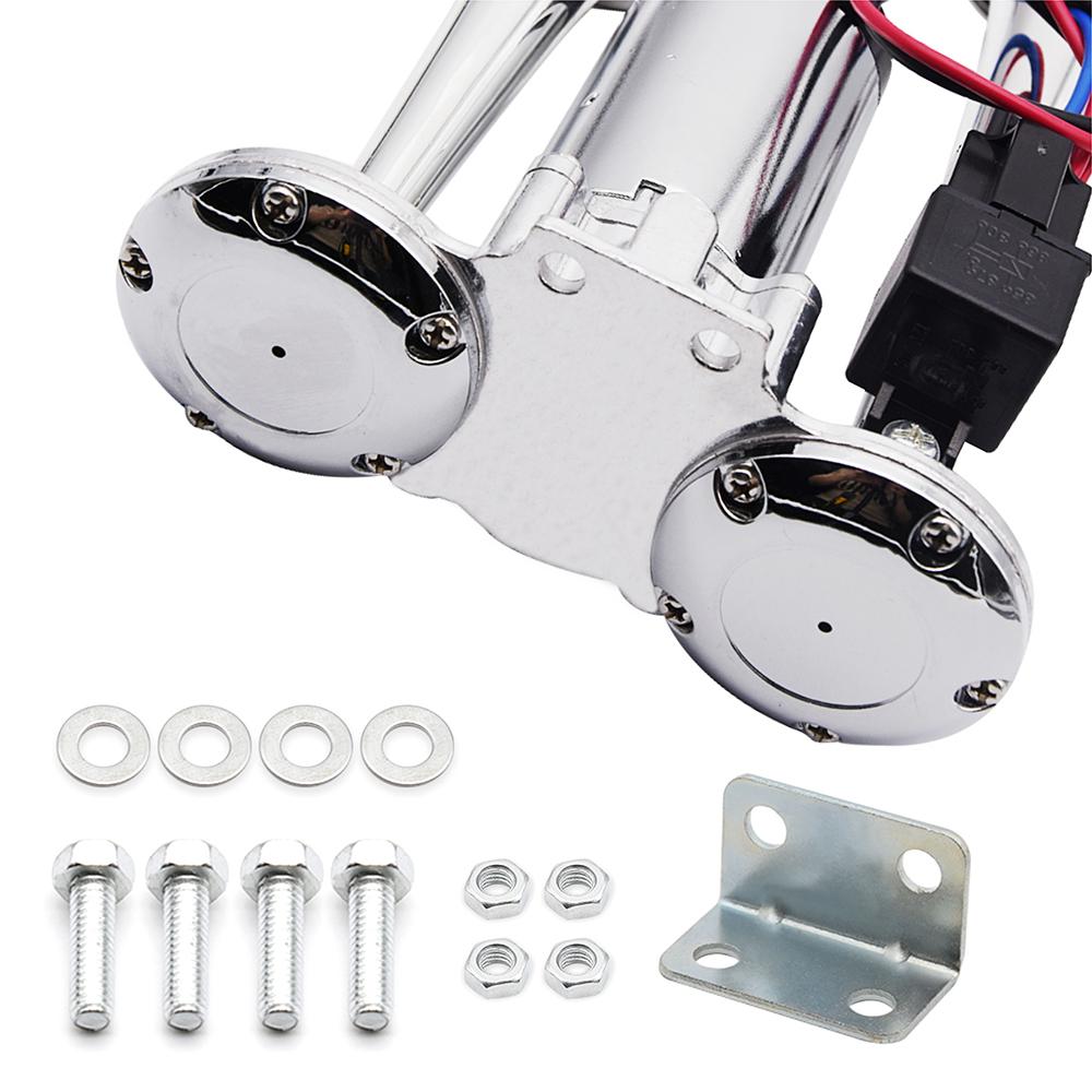 12V 24v 150dB Dual Tone Car Air Horn Kit Super Loud Trumpet Compressor For Motorcycle Car Boat Truck