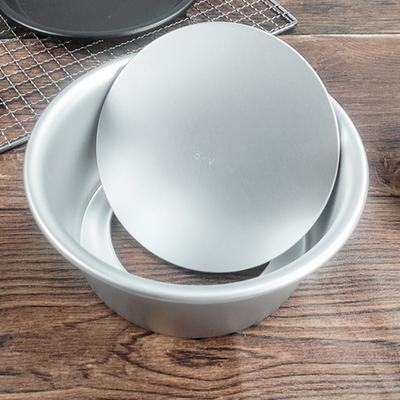 3Pcs/Set 2Inch Cake Baking Pan Useful Removable Bottom Aluminum Alloy Lightweight Round Cheesecake Pan