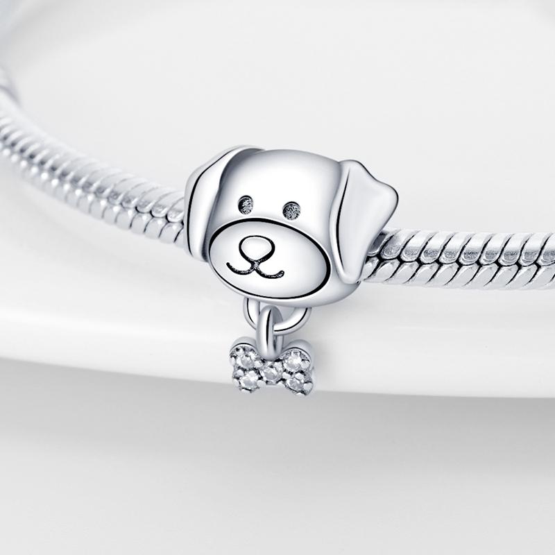 925 Silver Fashion Dinosaurs Cats Dog Lions Animal Charms Beads Fit Diy 925 Original Bracelet DIY Birthday Jewelry For Women