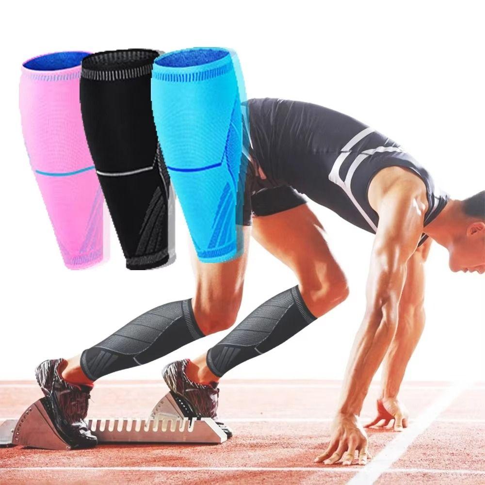 Wear-resistant Compression Calf Sleeves Sweat-absorbing Knee Support Sleeves  Basketball Volleyball