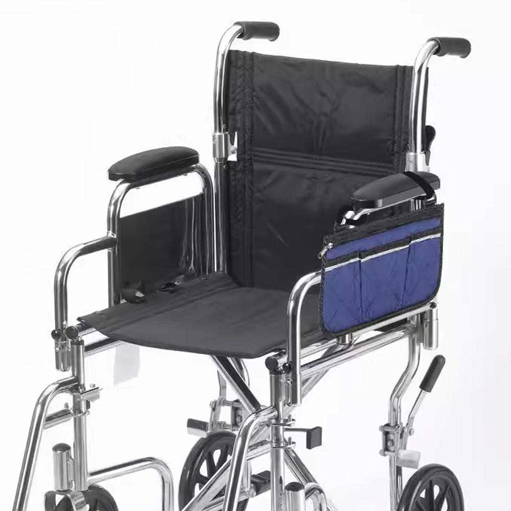 Rollstuhl Armlehne Seitliche Aufbewahrungstasche Tragbare Tasche Wasserdichte Beuteltasche Großes Fassungsvermögen Gehhilfe Multifunktionale Organizer-Tasche