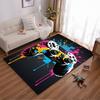 Colorful Game Controller Design Rug - Non-slip Rug Suitable for Living Room and Bedroom Sofas.