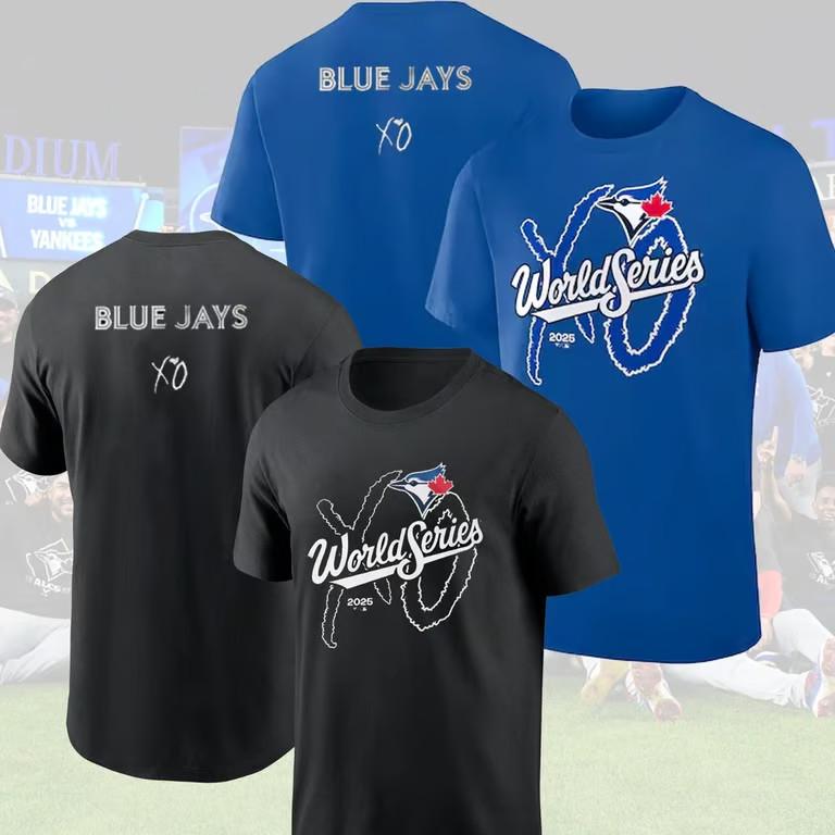 

HOT NEW Blue Jays x Weeknd 2025 Player Name & Number Fan Gift Unisex T-Shirt M