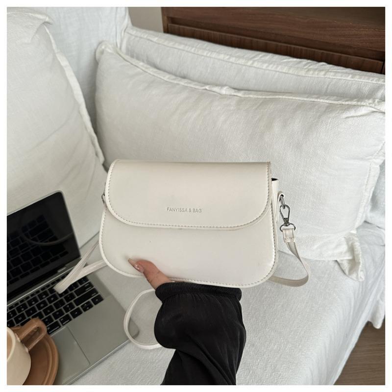 Solid Color Small Bag Women's Summer New Simple Small Square Bag High-end Versatile Shoulder Messenger Bag