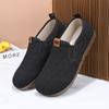 Womens Slip-On Casual Flat Shoes Breathable Mesh Comfortable Round Toe Low Heel Mom